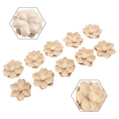 Supply Useful Hessian flower Rustic Vintage Wedding Accessory Jute Lace
