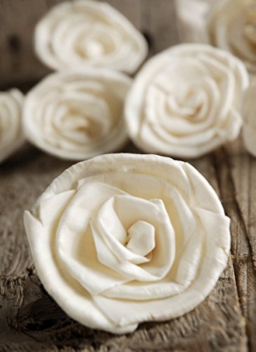Sola Flowers 2.5in. Roses (15 Flowers) – Easy to paint! Custom color DIY