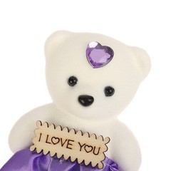 10PCs Bear Doll Love Bear Flower Bouquet Decor Dressed Stuffed Doll Foam Tool
