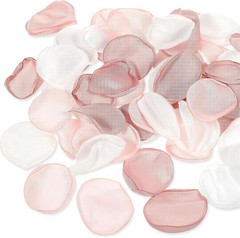 200pcs Flower Petals for Flower Girl,Rose Petals for Wedding,Silk Pink Rose Peta