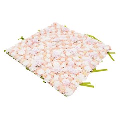 Artificial Flower Wall Panel Silk Rose Wall Mat Backdrop Wedding Holiday Decor