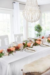 Lvydec 2 Pack Artificial Peony Flower Garland – 6ft Silk Peony Orange Flower …