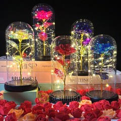 Eternal Rose Flower LED Enchanted Galaxy Rose LED Light Valentine’s Gift
