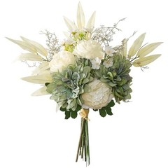 Artificial Flowers Fake Flower Plants Silk Dahlia Flowers Bouquet Dahlia-green