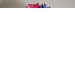 Fuchsia Navy Blue Rose Calla Lily Sola Wood Bridal Wedding Bouquet Accessories