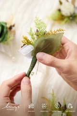 Artificial Flower Wedding Decor, Emerald Green