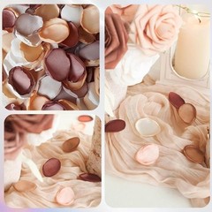 500pcs Artificial Flower Petals Wedding Decor Table Scatter Aisle Centerpieces