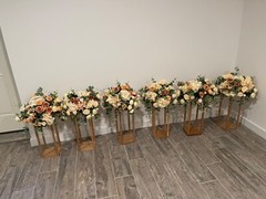 Wedding centerpieces with flowers