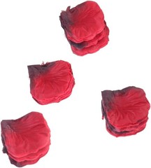 Pétalos de rosa artificiales, decoración floral romántica para bodas