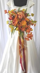 Autumn Bounty Faux Silk Bridal Bouquet