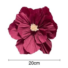 Stylish Handcrafted Paper Flowers Pack of 6 for Indoor and Outdoor Use