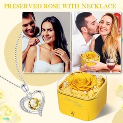 Beferr Birthday Gifts for Women Preserved Real 4.3 x x 3.7 inches, Yellow