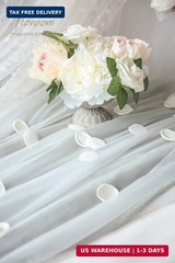 Floroom 300pcs Rose Petals Ivory Faux Silk Flower Petals for Wedding Flower Girl