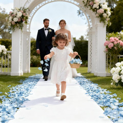 400PCS Light Blue Rose Petals Fake Slik Flower Petals for Wedding Artificial Flo