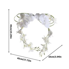 Realistic White Silk Artificial Flower Bridal Bouquet Elegant Handheld Flower