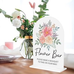 Sign, Bridal Shower Decor Wedding Bouquet Flowers Wedding Flower Bar