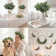 Bulk 100-Piece Mixed Eucalyptus Leaves Stems – DIY Floral DIY