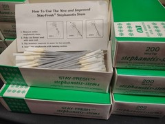 Stemson’s Stay-Fresh Stephanotis Stems White, 200 Pieces Absorbent Corsage Wires