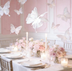 8pcs Giant Artificial Butterfly Decor 20”3D Butterflie for Wedding Party Decor