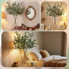 30″ Extra Long Greenery Stems – 6 Eucalyptus – Set of 6