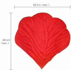 Red Artificial Rose Petals/ Silk Roses/ LED Candles Romantic Night Propose Set