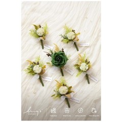 Artificial Flower Wedding Decor, Emerald Green