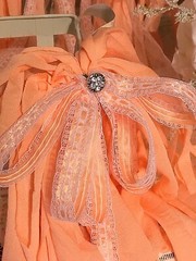 Peaches and Creme Wedding Bouquet Set