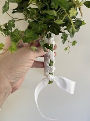 New, Artificial White Babies Breath Handheld Wedding / Prom Bouquet