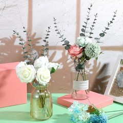 100 Pcs Faux Greenery Artificial Eucalyptus Leaves Decor – Eucalyptus Stems