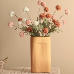 10pcs Faux Kiku Flowers, 5 Heads Each Stem & 4 Branches Eucalyptus Mixed Color