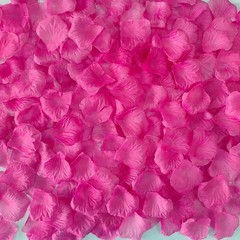 1500 PCS Separated Artificial Orange & Red Rose Petals Sunset Flower
