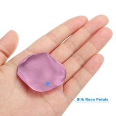 200 Pcs Silk Rose Petals, Artificial Flower Scatter Fake Rose Petals Dark Pink