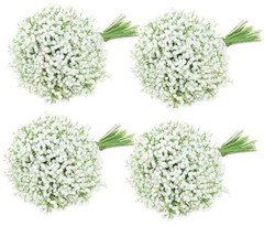 -Pcs Baby Breath Artificial Flowers Bulk，Artificial Babys Breath Flowers 120