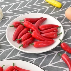 Hagao Fake Chili Pepper, Millet Pepper Simulation Lifelike Hot for Red