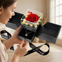 Preserved Purple Real Rose-Eternal Flowers Rose Gifts for Mom