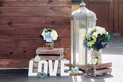 Artificial Flowers Combo Box Set,Silk Fake Flowers Roses Bridal Bouquets