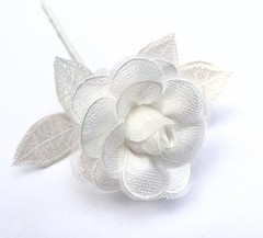 Flor de encaje hecha a mano para la 13.ª boda, regalo de San Valentín