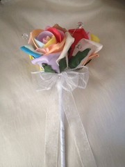 FLOWER GIRL MULTI COLOUR WAND WEDDING