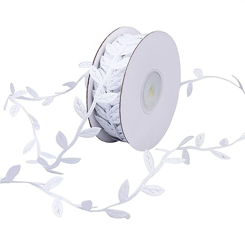Leaf Ribbon Trim Artificial Leaf Vine Lace Trim String for Crafts Baby Shower