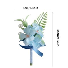Nature Greenery Corsage Daily Wear Flower Pin Stylish Artificial Plant Lapel