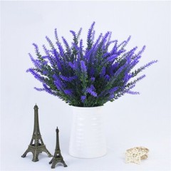 4pcs Artificial Lavender Plants Fake Flower Decorate Wedding Party Autumn Vibes