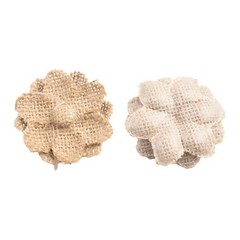 Supply Useful Hessian flower Rustic Vintage Wedding Accessory Jute Lace