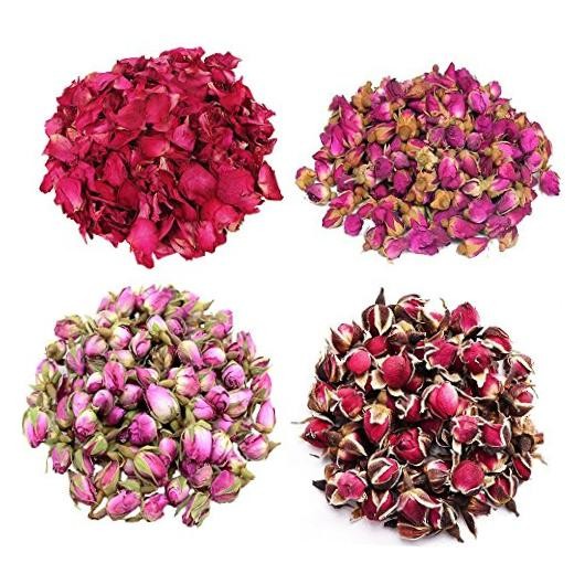 Flower Petals and Buds Variety Rose 4 Bags Includes Rose Peta Flowers Roses