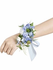 2Pcs Wedding Shoulder Corsage Artificial Flowers, Girl/Mother Homecoming/Prom Co