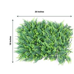 4 Green Assorted Artificial Greenery Foliage UV Protected WALL PANELS Events