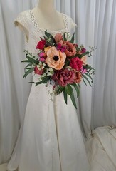 Flutterby Butterflies Faux Silk Wedding Bouquet