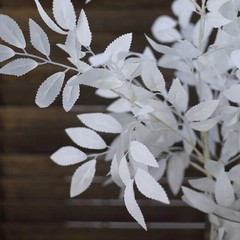 Balsa Circle 2 White 42 in Artificial Beech Leaves Bushes Silk 42″,