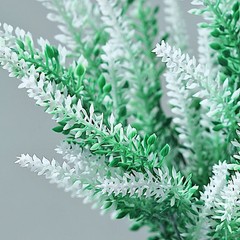 4 GREEN WHITE 14″ tall Faux LAVENDER FLOWER BUSHES Wedding Party Decorations