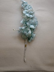 12 Light Blue Artificial Flower Spray Floral Pick Bridal Hair Piece Wedding