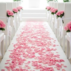 Natural Pink Rose Petals 3.52oz – Dried Flower Confetti for Weddings, Parties, D